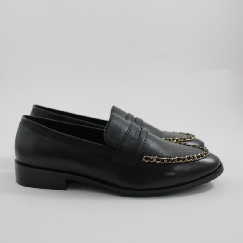Catwalk leather loafers 25938 black