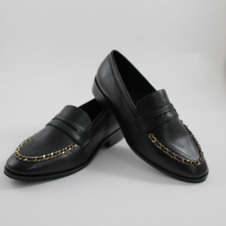 Catwalk leather loafers 26304 black (Αντιγραφή)