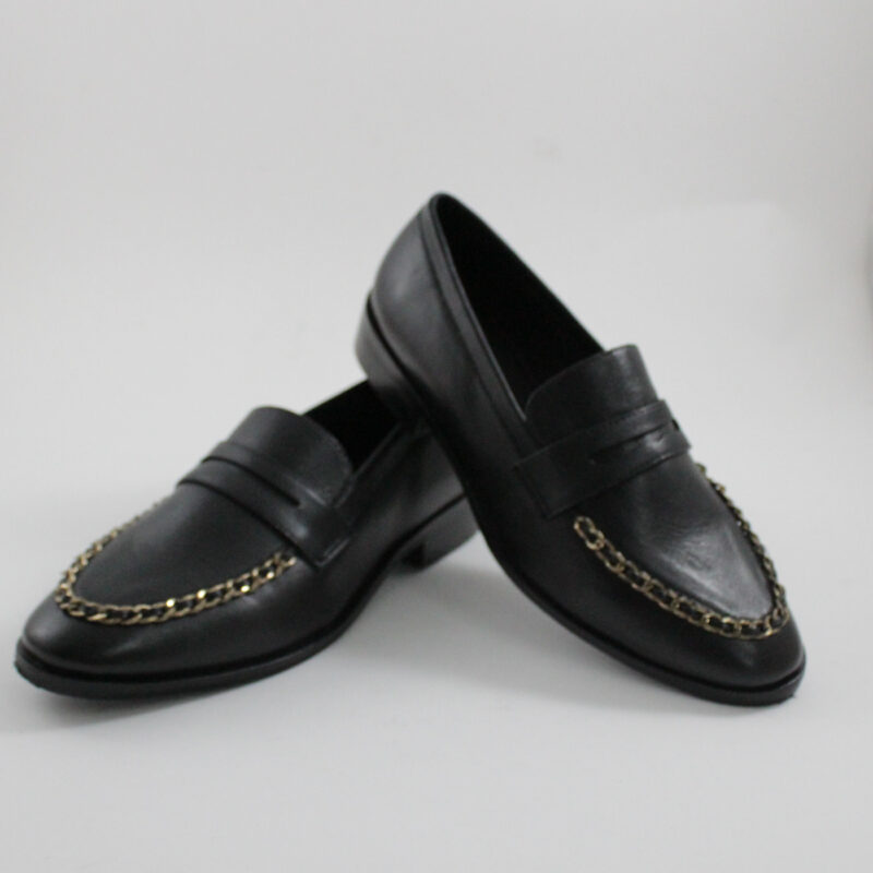 Catwalk leather loafers 26304 black (Αντιγραφή)