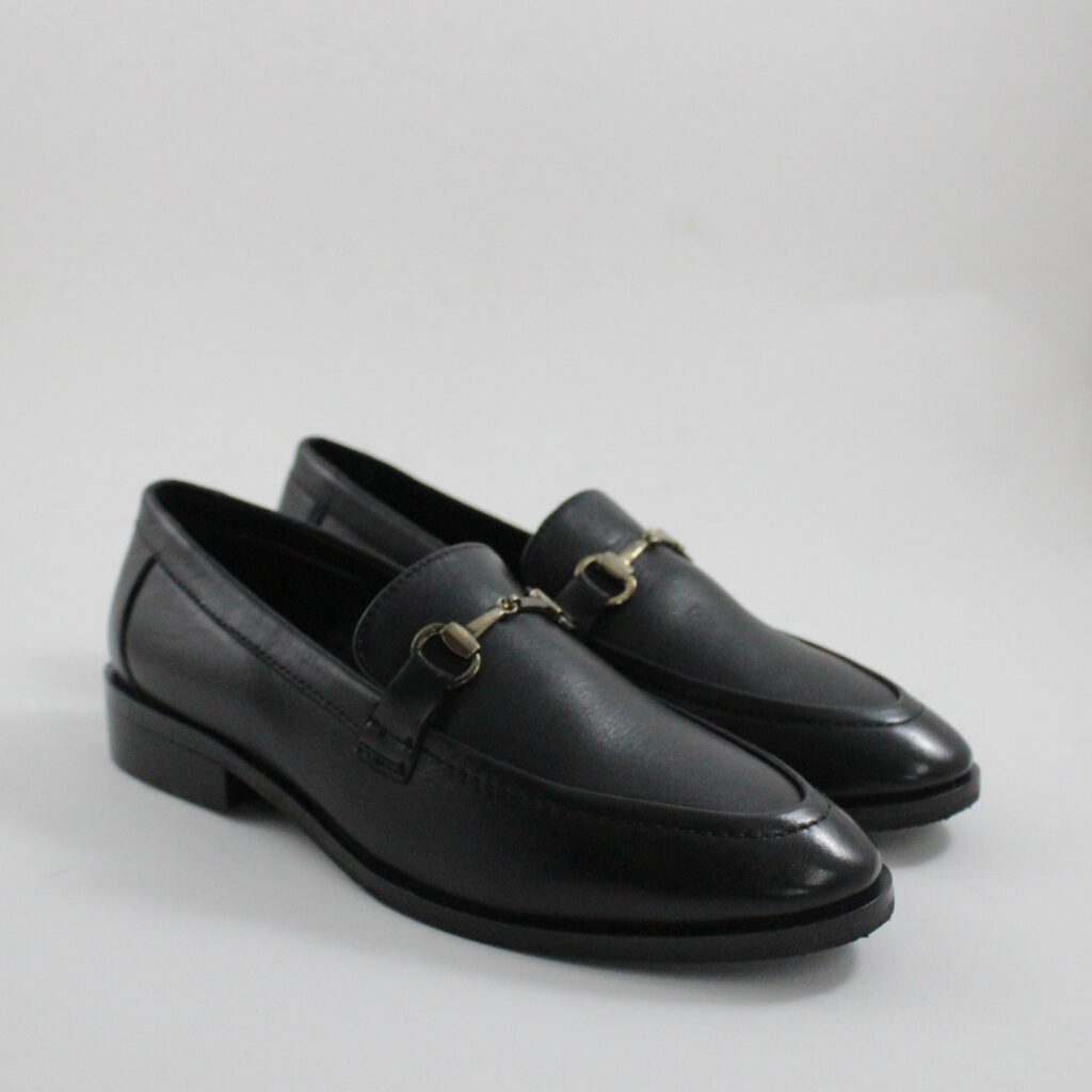 Catwalk leather loafers 26304 black