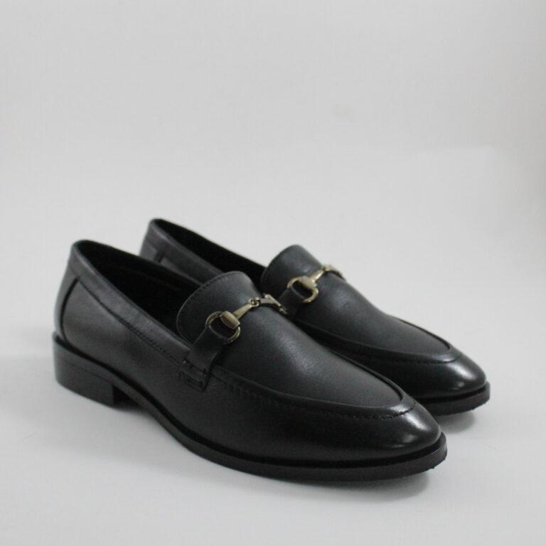 Catwalk leather loafers 26304 black