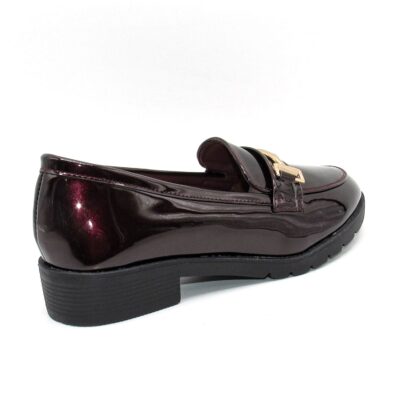 Women loafers 5302 black mat (Αντιγραφή)