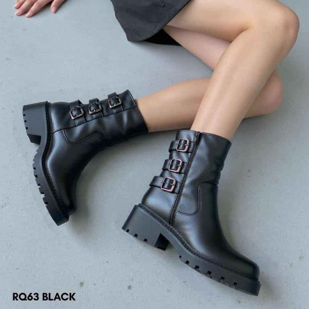 BOOTS for woman RQ75 BLACK (Αντιγραφή)