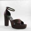Platform heels beatris 4032 brown