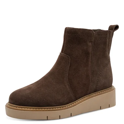 Tamaris comfort boots 85408 mocca suede