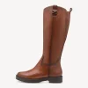 Tamaris leather boots 25522 cognac