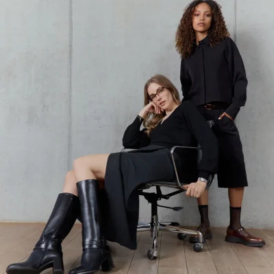 Tamaris leather boots 25533 black