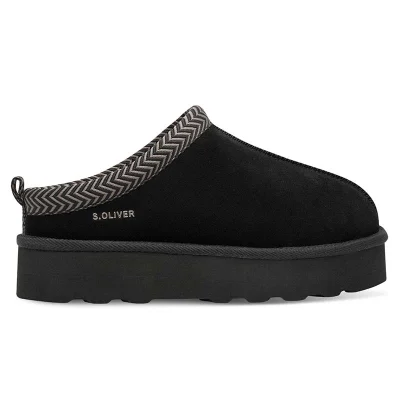 S.Oliver slippers 5-27104-43 001 BLACK