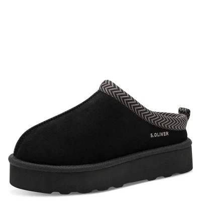 S.Oliver slippers 5-27104-43 001 BLACK