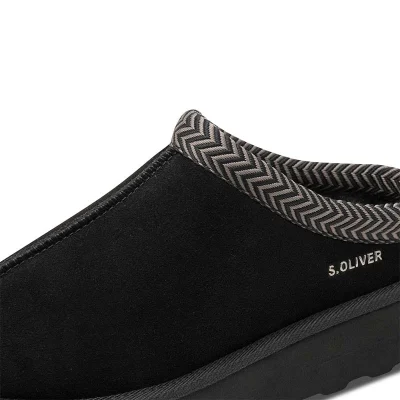S.Oliver slippers 5-27104-43 001 BLACK