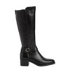 Tamaris leather boots 25537 black