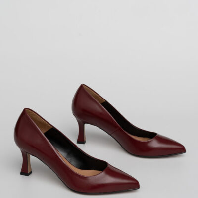 Women leather pumps Toutounis 170624 bordo