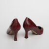 Women leather pumps Toutounis 170624 bordo