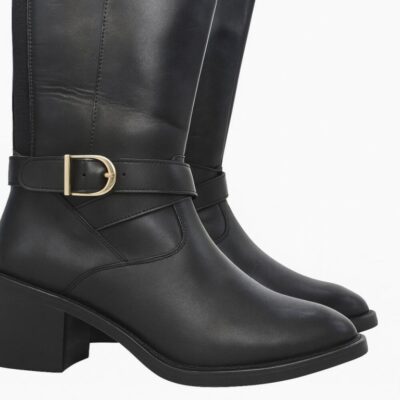 Catwalk leather boots 6198 black