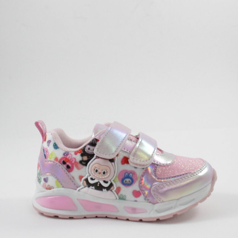 MID sneakers φωτάκια A2501 pink