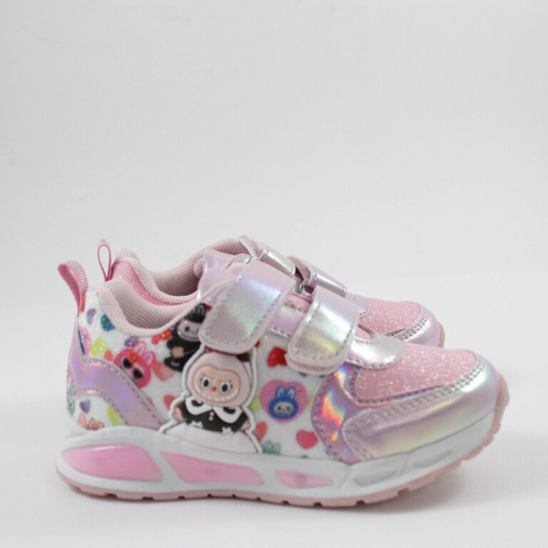 MID sneakers φωτάκια A2501 pink