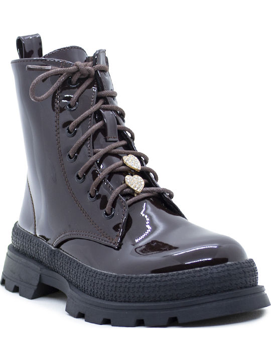 Smart kids boots sd12279 burgundy