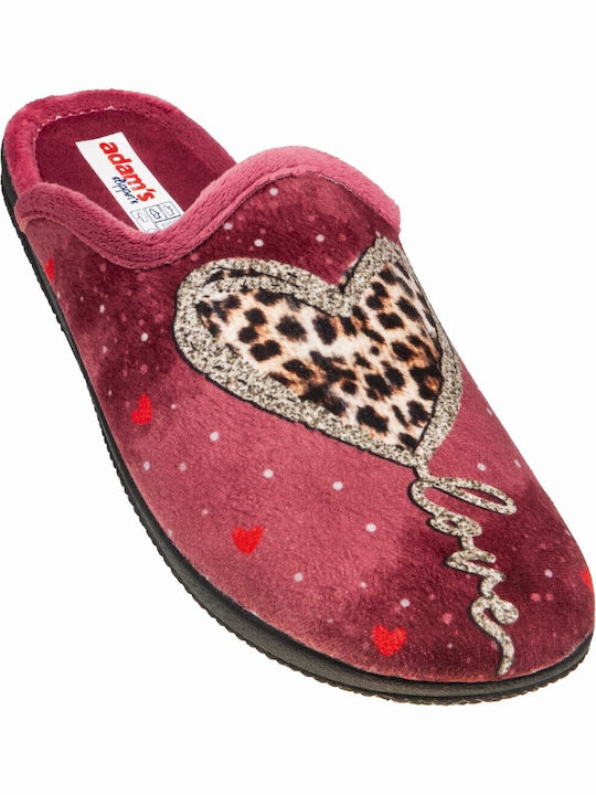 Adams παντόφλες 25587 bordo