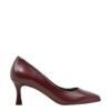 Women leather pumps Toutounis 170624 bordo