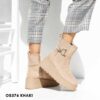 BOOTS for woman OS576 KHAKI