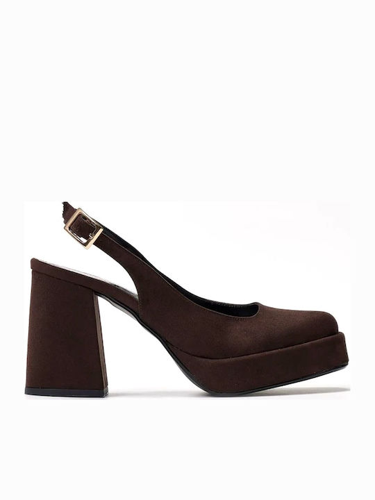 BEATRIS slingback pumps 7712 brown