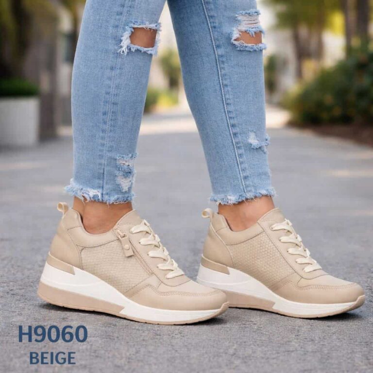Women sneakers Η9060 beige