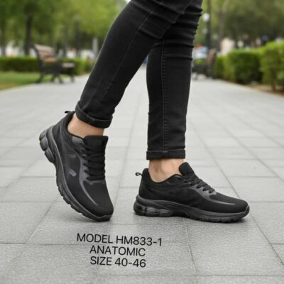 Men sneakers ΗΜ833 ΒLACK