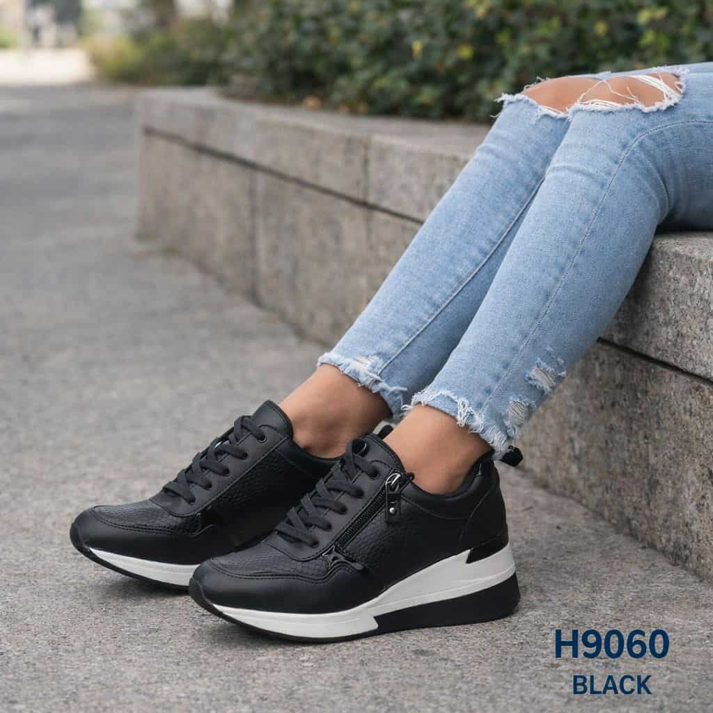 Women sneakers Η9060 BLACK