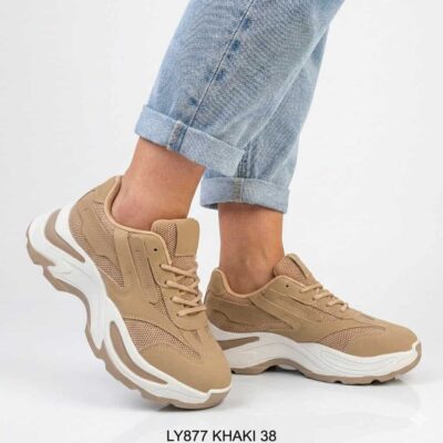 Women sneakers LY877 khaki