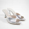 Beatris mules 3420 silver
