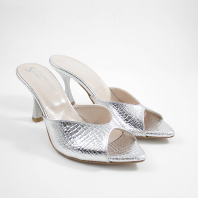 Beatris mules 3420 silver