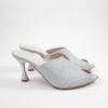Beatris mules 3412 silver