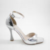 Ηeels kammenos shoes 6533 silver