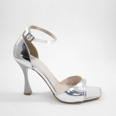 Ηeels kammenos shoes 6533 silver