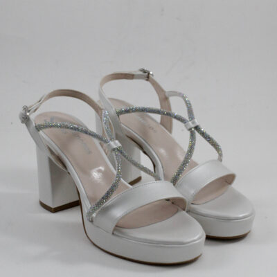 Platform heels beatris 6705 wht perla