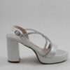 Platform heels beatris 6705 wht perla