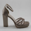 Platform heels beatris 4080 beige
