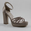 Platform heels beatris 4080 beige