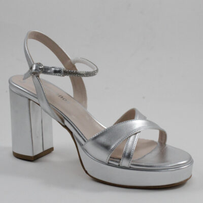Platform heels beatris 6736 silver