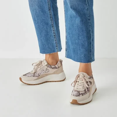 TAMARIS ΓΥΝΑΙΚΕΙΑ SNEAKER 1-23718-46 483 BEIGE SNAKE