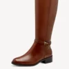 Tamaris leather boots 25529 COGNAC
