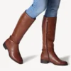 Tamaris leather boots 25529 COGNAC