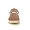Flat sandals 141473 tan