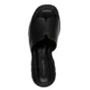 Tamaris 1-27235-46-003 Γυναικεία Δερμάτινα Mules σε Μαύρο χρώμα