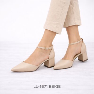 Γυναικείες γόβες 1671 μπεζ