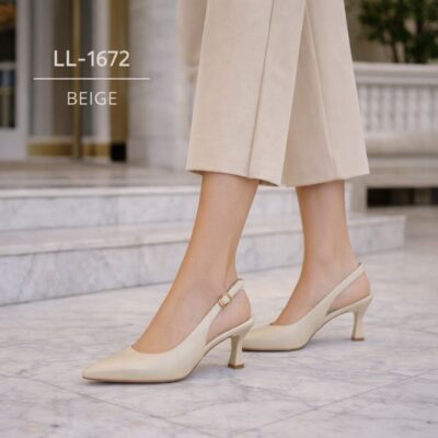 Γυναικείες γόβες 1672 μπεζ