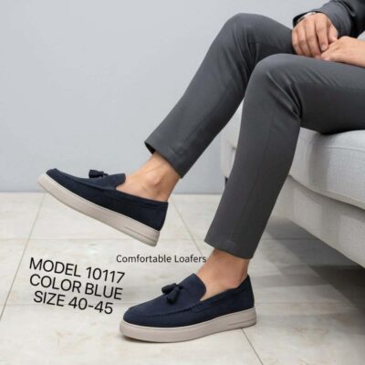 Ανδρικά Loafers-Μοκασίνια 10117 blue