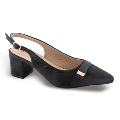 Γυναικείες γόβες-mules sd30017 μαύρες