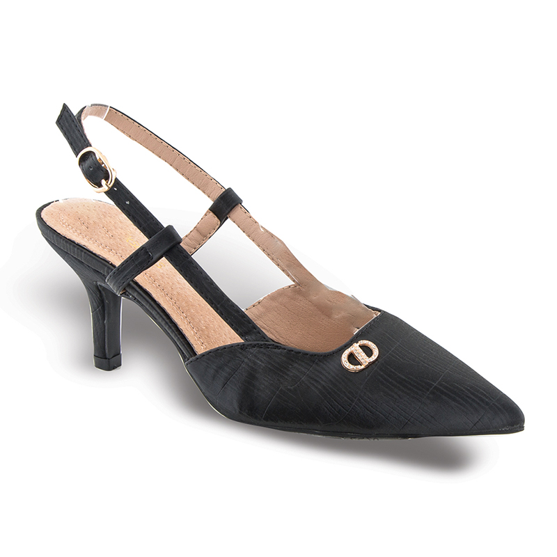 Γυναικείες γόβες-mules sd38005 μαύρες