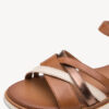 Tamaris Comfort Πέδιλα 8-88602 cognac comb